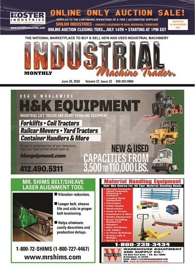 Industrial Machine Trader - June 29, 2020