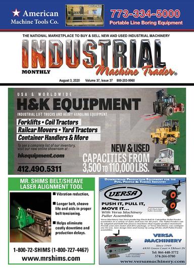 Industrial Machine Trader - August 3, 2020