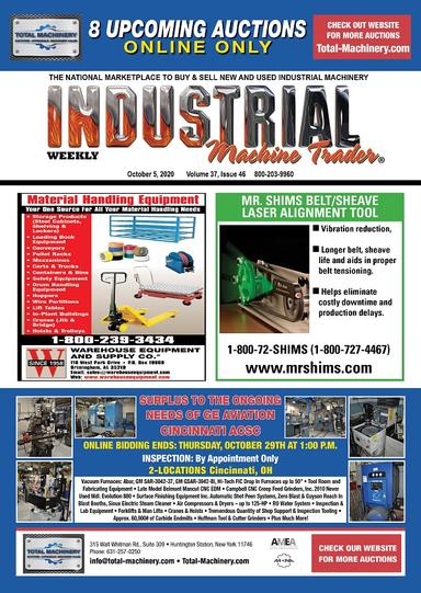 Industrial Machine Trader - October 5, 2020