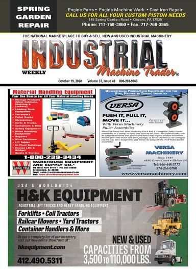 Industrial Machine Trader - October 19, 2020