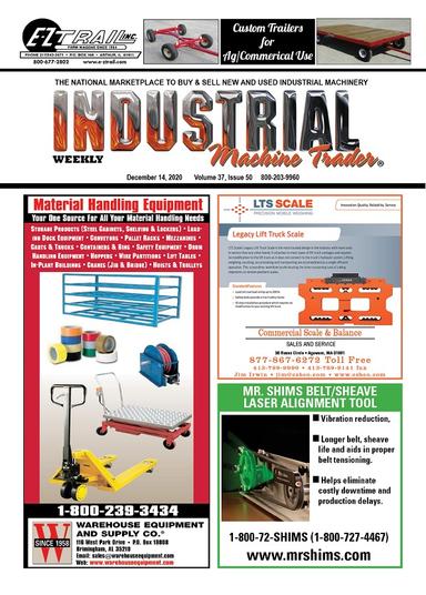 Industrial Machine Trader - December 14, 2020