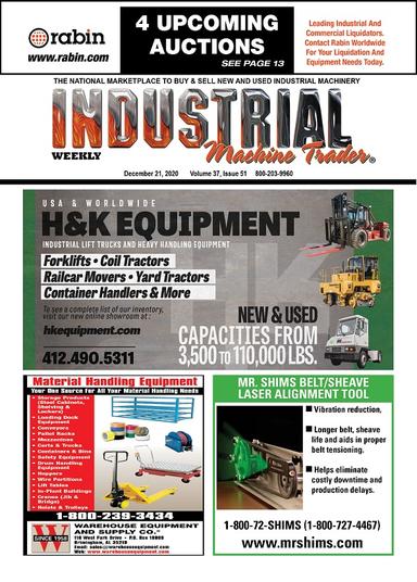 Industrial Machine Trader - December 21, 2020