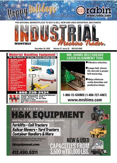 Industrial Machine Trader - December 28, 2020