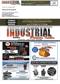 Industrial Machine Trader - October 8, 2018