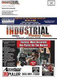 Industrial Machine Trader - November 13, 2017