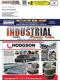 Industrial Machine Trader - November 11, 2019