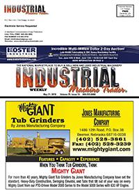 Industrial Machine Trader - May 21, 2018