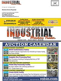 Industrial Machine Trader - September 10, 2018