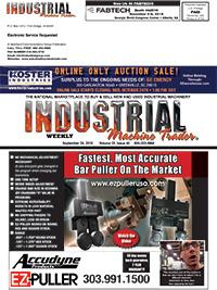 Industrial Machine Trader - September 24, 2018