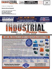 Industrial Machine Trader - March 11, 2019