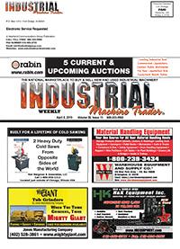 Industrial Machine Trader - April 8, 2019