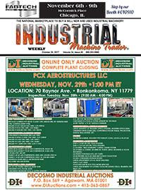 Industrial Machine Trader - October 30, 2017