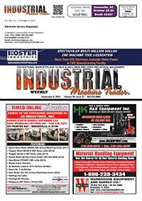 Industrial Machine Trader - September 9, 2019