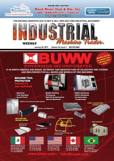 Industrial Machine Trader - January 30,2017