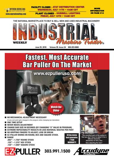 Industrial Machine Trader - June 25, 2018