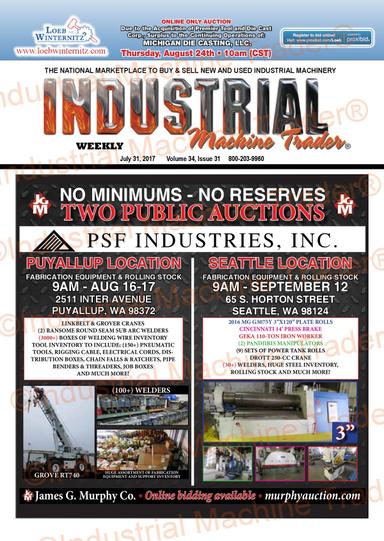 Industrial Machine Trader July 3, 2017 Weekly