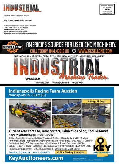 Industrial Machine Trader - March 13, 2017