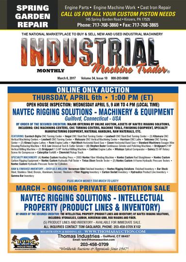 Industrial Machine Trader - March 06,2017