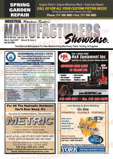 Manufacturers Showcase - March/April 2017