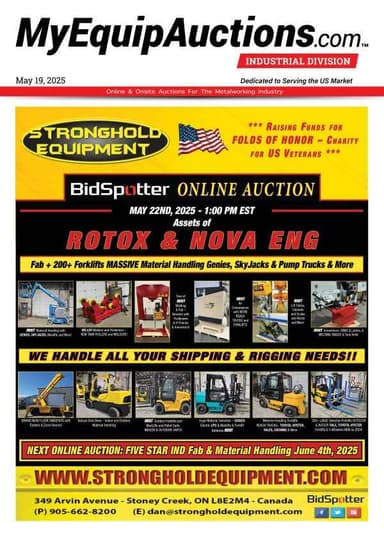 My Equip Auctions - May 19, 2025