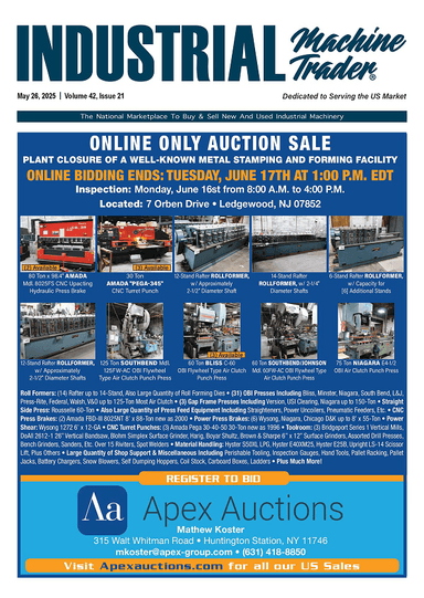 Industrial Machine Trader - May 26, 2025