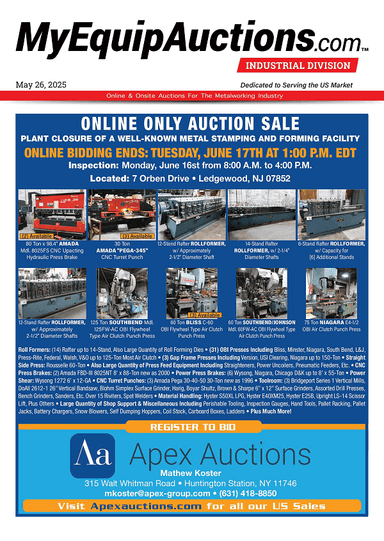 My Equip Auctions - May 26, 2025