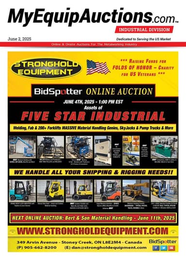 My Equip Auctions - June 2, 2025