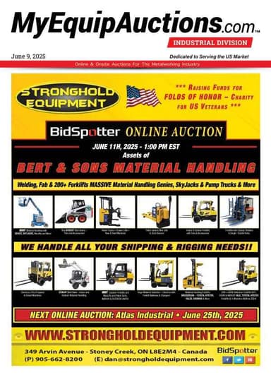 My Equip Auctions - June 9, 2025