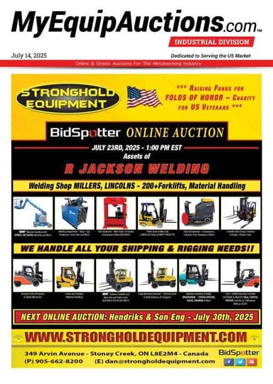 My Equip Auctions - July 14, 2025