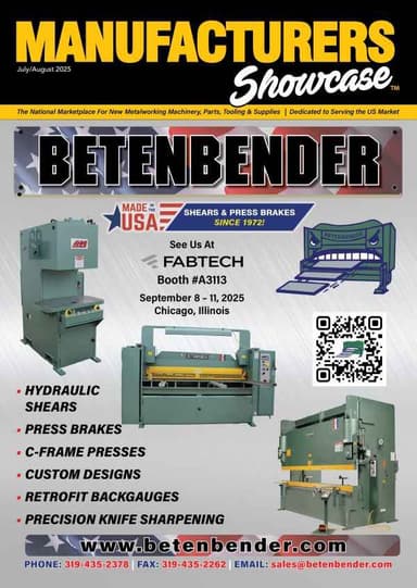 Manufacturers Showcase - July/August 2025