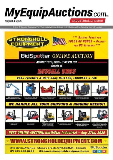 My Equip Auctions - August 4, 2025