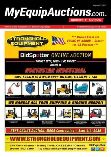 My Equip Auctions - August 25, 2025