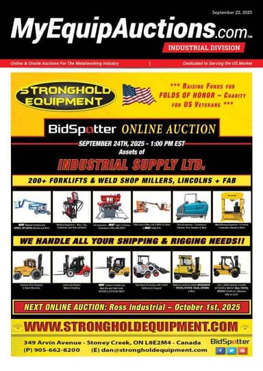 My Equip Auctions - September 22, 2025