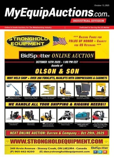 My Equip Auctions - October 13, 2025