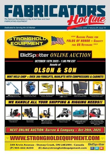 Fabricators Hot Line - October 2025