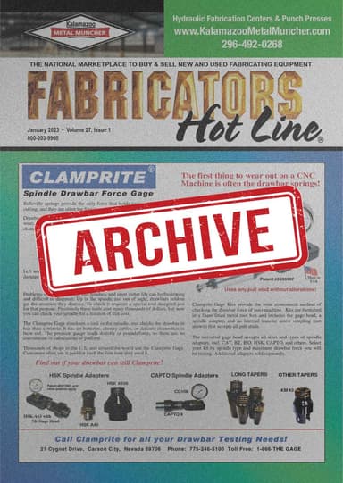 Fabricators Hot Line - 2023 Archive