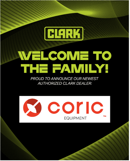CLARK Adds CORIC Equipment as Authorized Dealer in Michigan