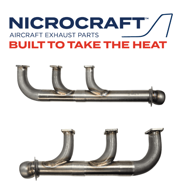 Nicrocraft Receives FAA-PMA Approval for Cessna Twin Engine Exhaust Stacks