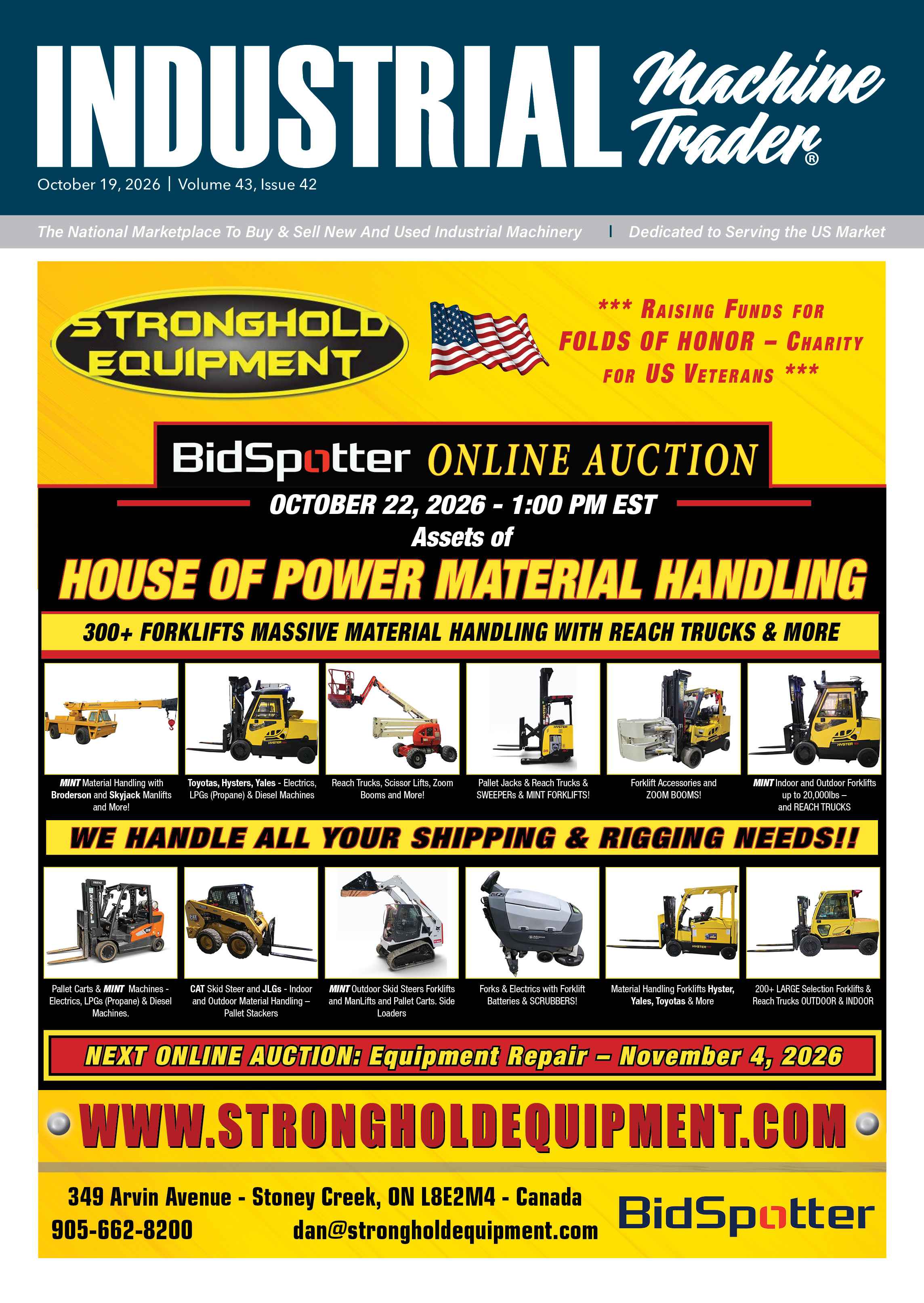 Industrial Machine Trader magazine cover