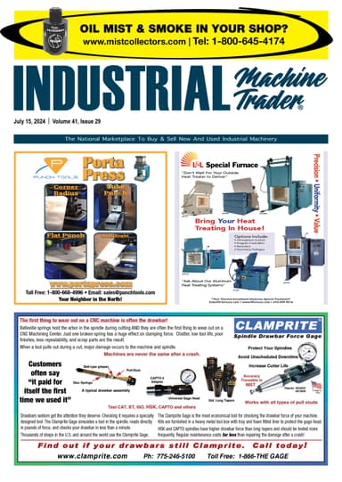 Industrial Machine Trader - July 15, 2024