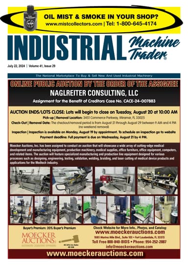 Industrial Machine Trader - July 22, 2024
