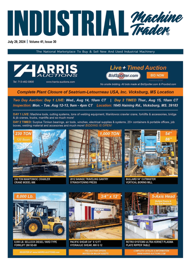 Industrial Machine Trader - July 29, 2024