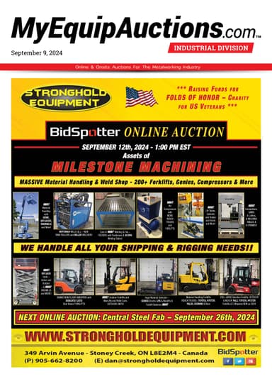 My Equip Auctions - September 9, 2024