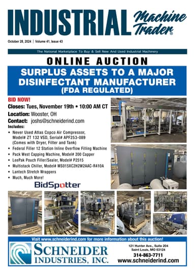Industrial Machine Trader - October 28, 2024