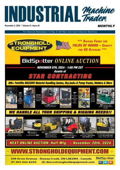 Industrial Machine Trader - November 4, 2024