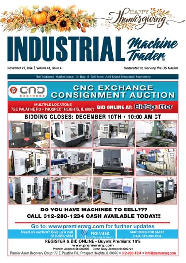 Industrial Machine Trader - November 25, 2024