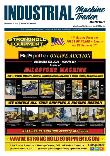 Industrial Machine Trader - December 2, 2024